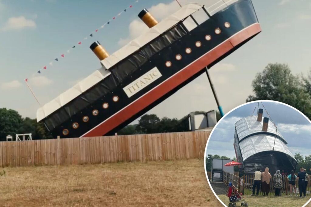 Family theme park slammed over ‘disrespectful’ Titanic ride for kids — but owner refuses to cave to ‘woke’ brigade