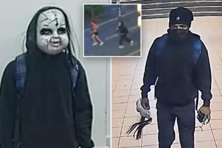Suspect wearing Chucky mask allegedly harasses six people, asks female jogger ‘Are you ready to die?’