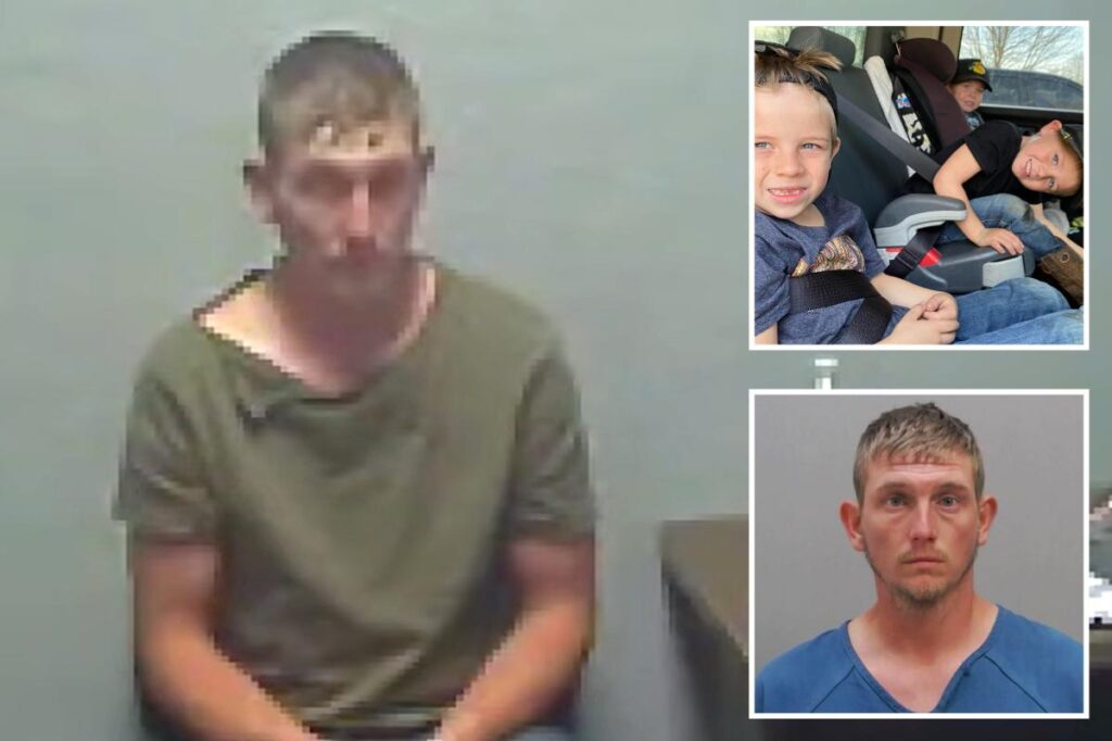 Video shows evil dad Chad Doerman telling cops he executed his 3 young sons ‘for God’