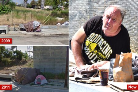 Exclusive | Homeless fixture has spent nearly 20 years on the same LA block — just check Google Maps