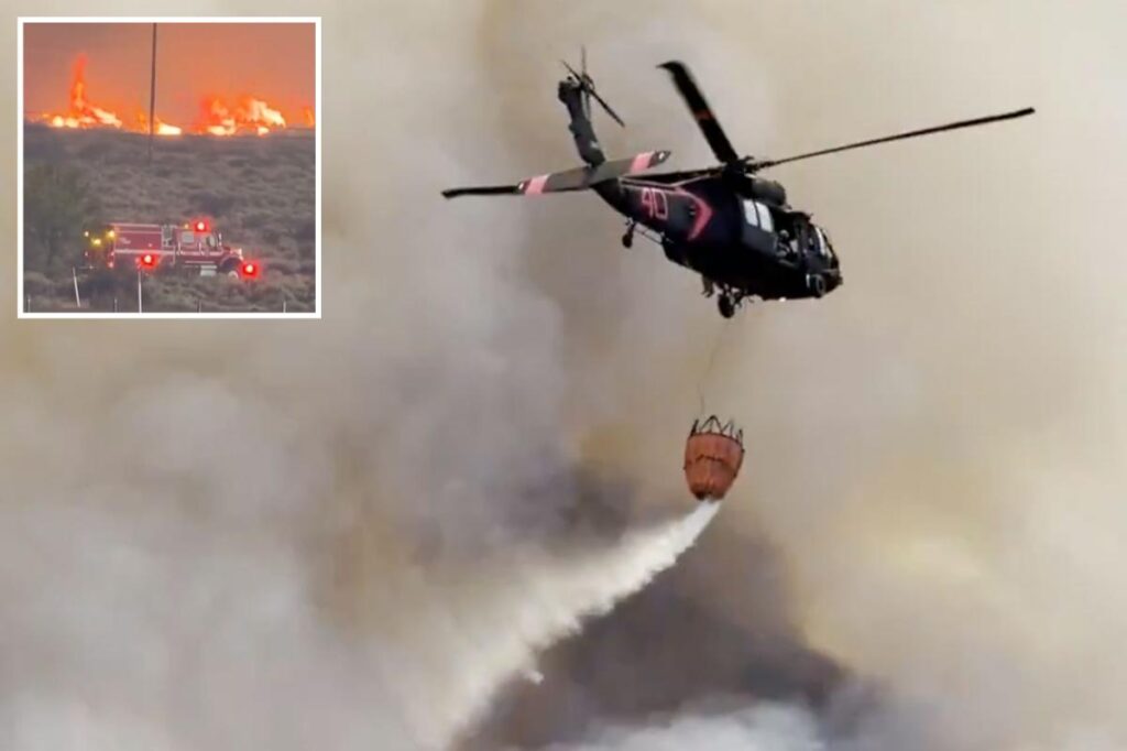 Nevada Hawk Fire explodes in size as it surges towards Reno, devours over 15K acres