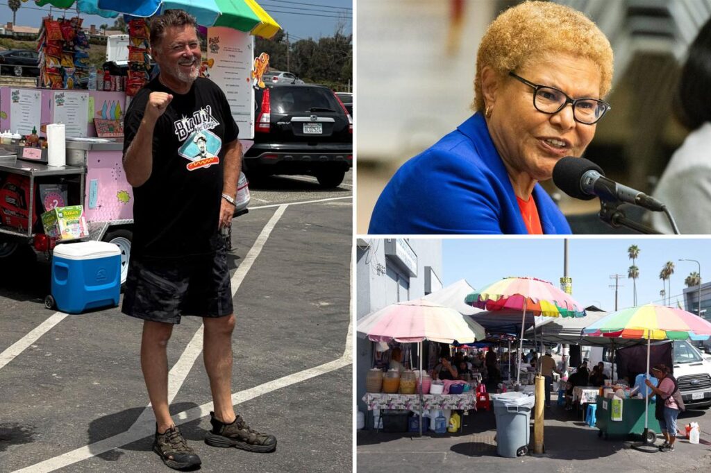Mayor Karen Bass makes stunning move on illegal street vendors Mayor Karen Bass makes stunning move on illegal street vendors