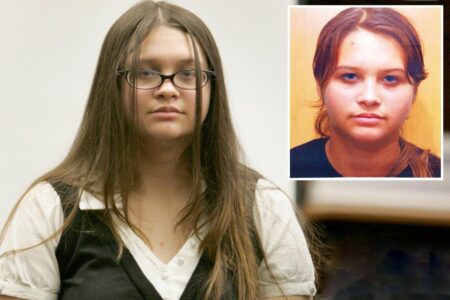 California woman who teamed up with sibling to murder their stepdad is freed from prison 20 years later