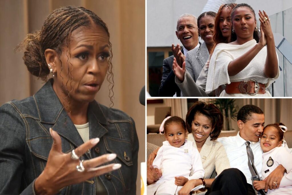 Michelle Obama shrugs off missing active motherhood after daughters leave: ‘I’m good’ Michelle Obama shrugs off missing active motherhood after daughters leave: ‘I’m good’