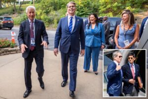Smiling Scott Bessent arrives at G20 finance meeting with vow to make Iran ‘come to their senses’