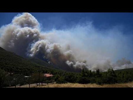 Wildfires in Europe: blazes continue to spread in France and Greece Wildfires in Europe: blazes continue to spread in France and Greece