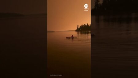 Orange skies over Canada as wildfires rage Orange skies over Canada as wildfires rage