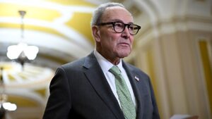 Bomb-thrower Dem makes shocking promise to kick Schumer to curb during Senate debate Bomb-thrower Dem makes shocking promise to kick Schumer to curb during Senate debate