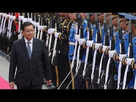 Myanmar ex-junta chief seeks political legitimacy on first Thailand trip as civilian leader