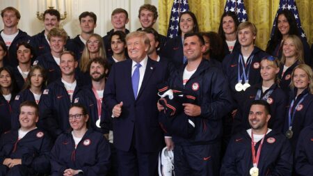 Trump praises Team USA Winter Olympians and Paralympians at White House after record medal haul