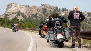 World’s largest motorcycle rally roars into Sturgis as bikers flood tiny US town