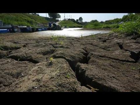 Italy: Po River runs low amid prolonged heat and drought