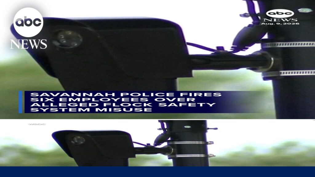 Savannah police fires 6 employees over alleged Flock safety system misuse