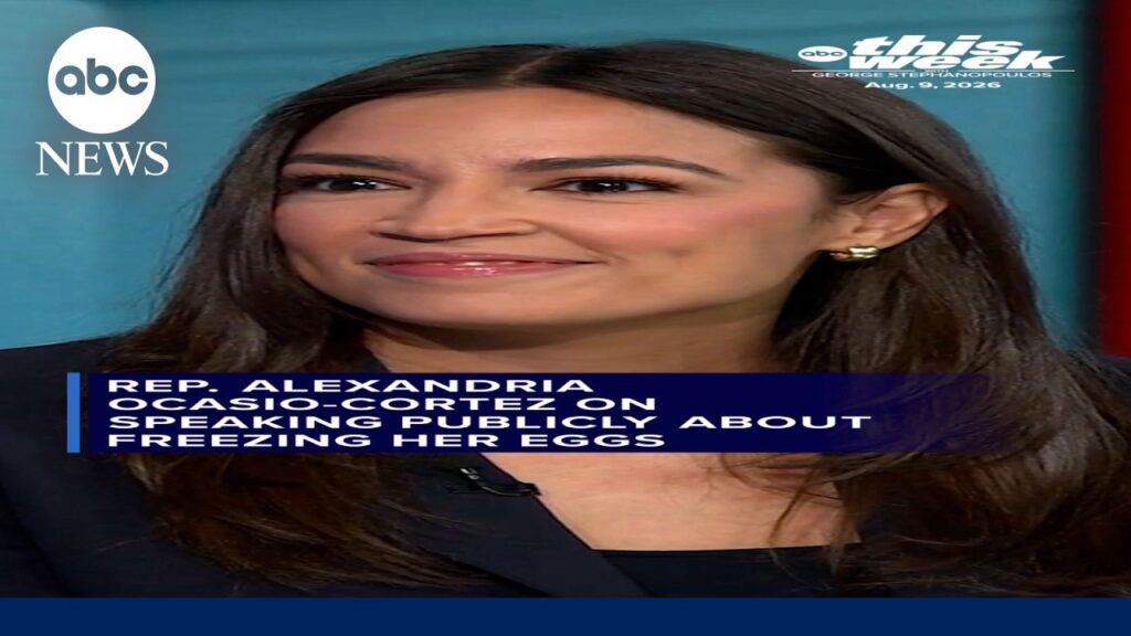 Rep. Alexandria Ocasio-Cortez on speaking publicly about freezing her eggs