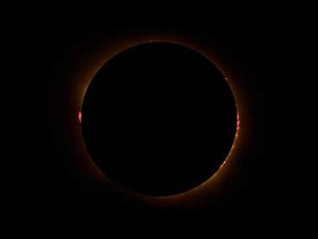 Aerial footage captures total solar eclipse over Spain Aerial footage captures total solar eclipse over Spain