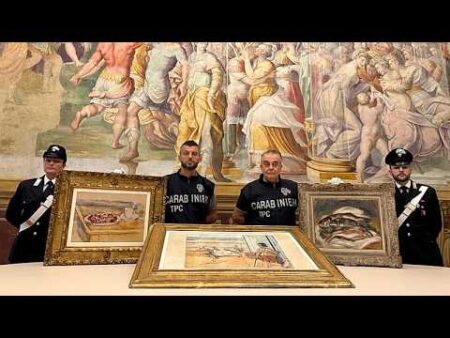 Italian police recover stolen Renoir, Cézanne and Matisse artworks worth millions