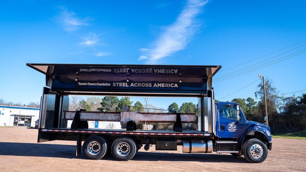 Massive piece of 9/11 history makes stunning 10,500-mile journey across America