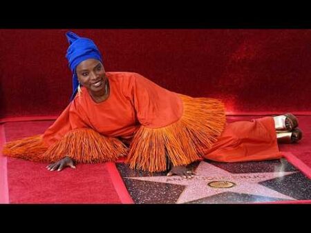Beninese-French singer Angélique Kidjo makes history as first Black African to get Hollywood…