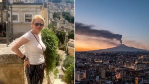 American tourist stranded after volcano eruption sparks mass flight cancellations American tourist stranded after volcano eruption sparks mass flight cancellations
