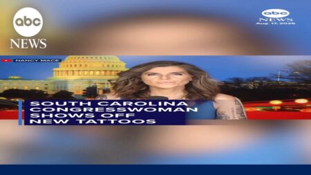South Carolina congresswoman shows off new tattoos