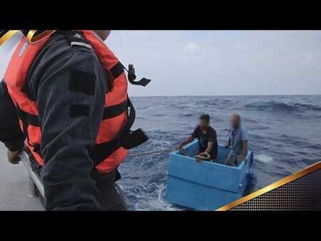 Two fishermen rescued by Mexico’s coastguard after floating at sea for five days in cooler box