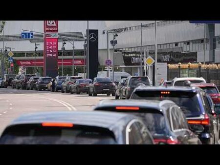 Russia runs out of petrol at seven in 10 stations as fuel crisis worsens