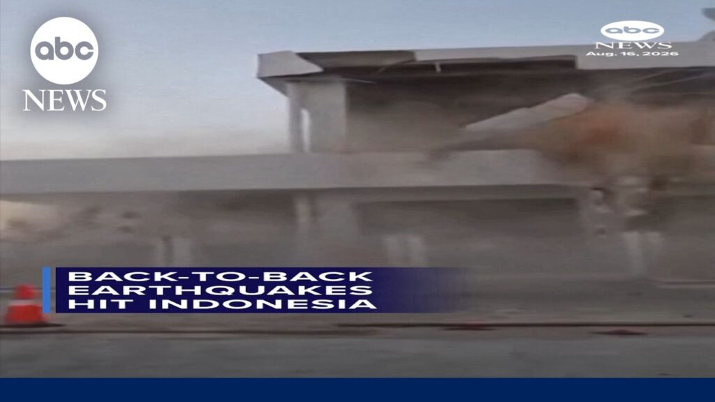 Back-to-back earthquakes hit Indonesia