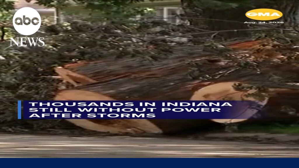 Thousands in Indiana still without power after storms