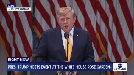 President Trump hosts “Back to School” event in Rose Garden