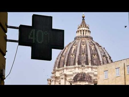 Extreme heat splits Italy: over 44C in the south, heavy downpours in the north