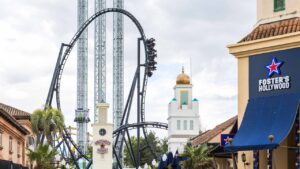 Parkgoer airlifted after Batman roller coaster incident leaves man with fractures to both legs