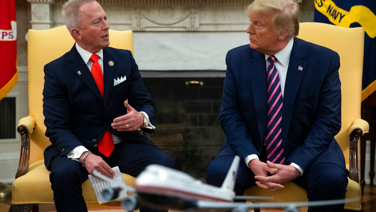 Jeff Van Drew in the Oval Office with Donald Trump