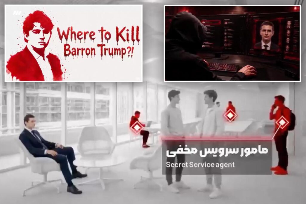 Iran broadcasts sickening video claiming Barron Trump is ‘fully monitored,’ places M bounty on his head Iran broadcasts sickening video claiming Barron Trump is ‘fully monitored,’ places M bounty on his head