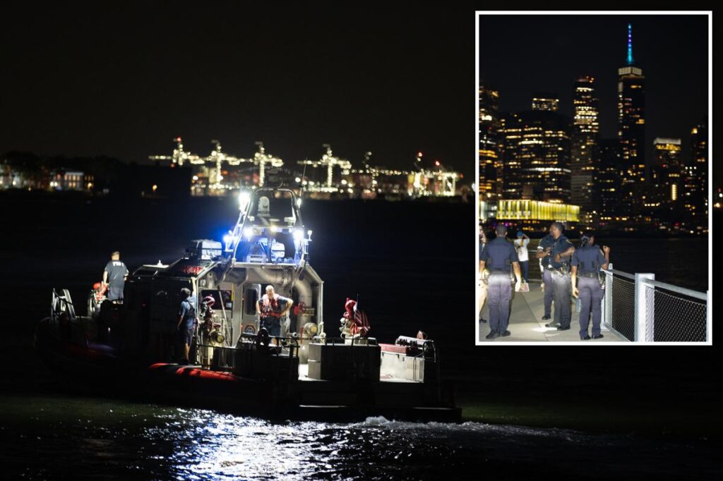 Boat overturns off Liberty Island coast; woman and child in critical condition Boat overturns off Liberty Island coast; woman and child in critical condition