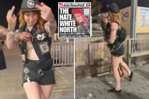 Canadian who battered patriotic teen on NJ boardwalk ordered deported — as she downplays caught-on-camera attack