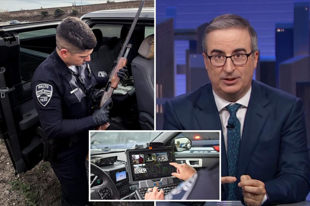 California police clap back at John Oliver as comedian clutches pearls over department policy