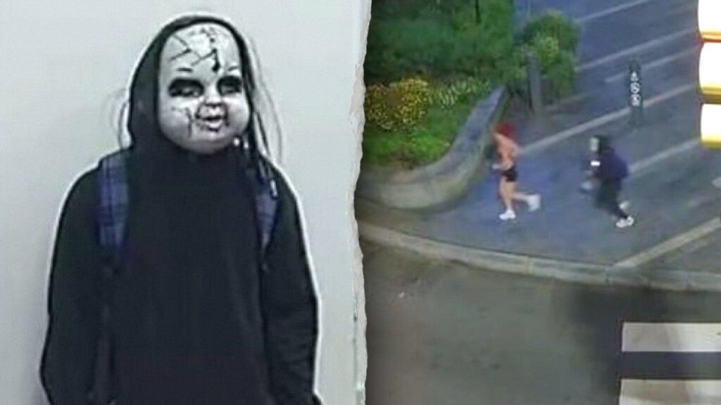 Masked menace films himself chasing residents as terrified victims scream for help: Police Masked menace films himself chasing residents as terrified victims scream for help: Police