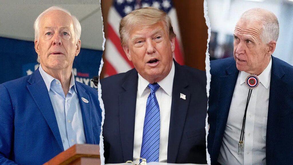 Trump blasts rogue GOP senators for blocking Blanche nomination, vows anti-weaponization bill fight