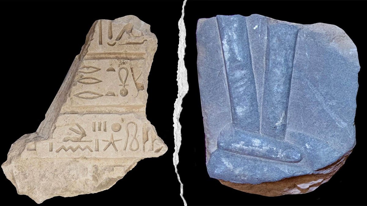 Ancient stones found at Egyptian site