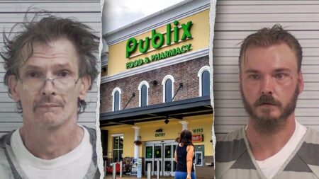 Florida men wielding hatchet and machete clash in Publix parking lot, police say
