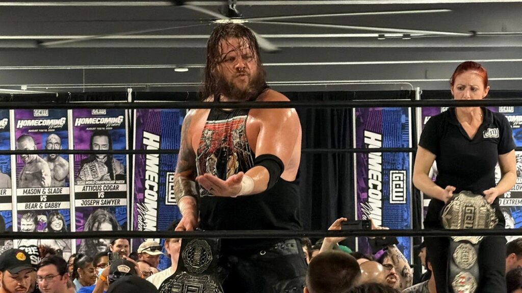 Ex-WWE star wins world title in emphatic return to Game Changer Wrestling in violent Atlantic City showcase