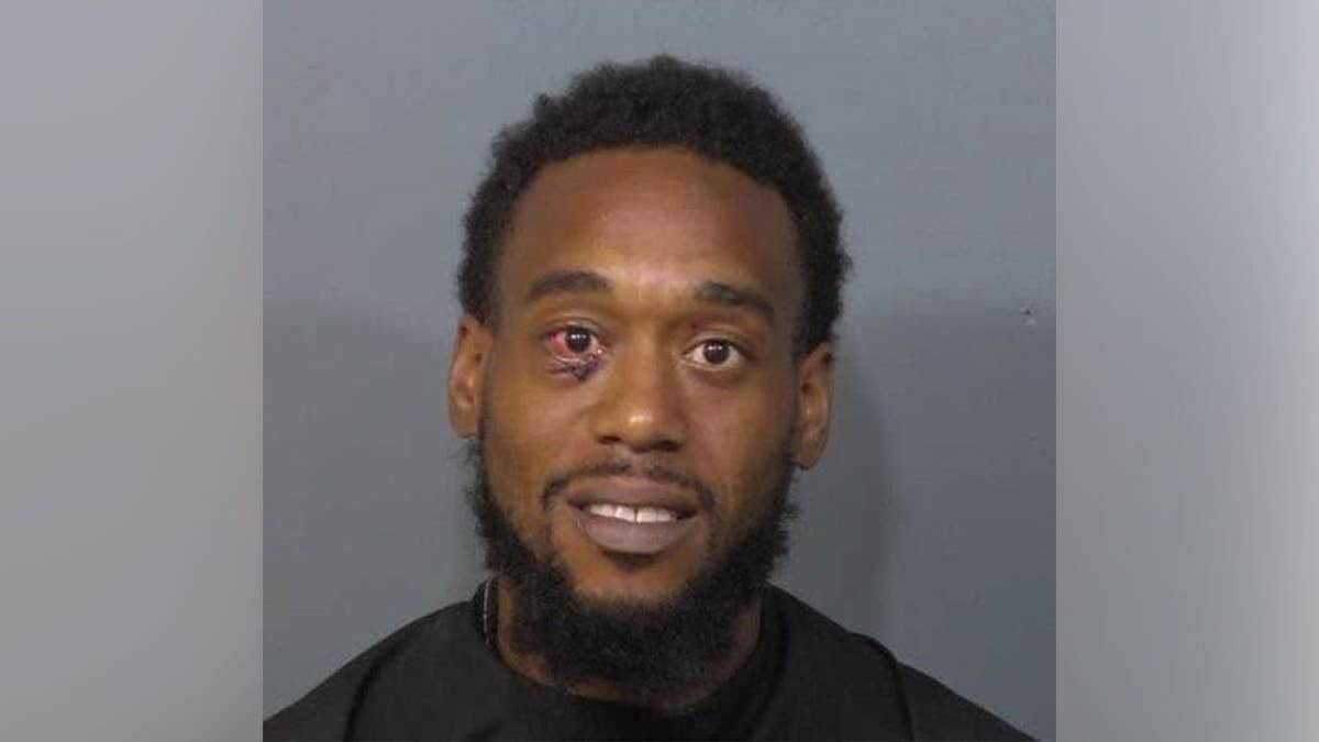 Booking photo of Gannon Jacox, who was arrested after an alleged cruise ship cabin attack