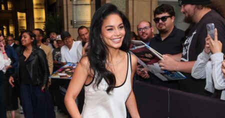 Vanessa Hudgens’ Sparkly Silver Bag Is the Ultimate Fall Date Night Accessory — Get the Look for 