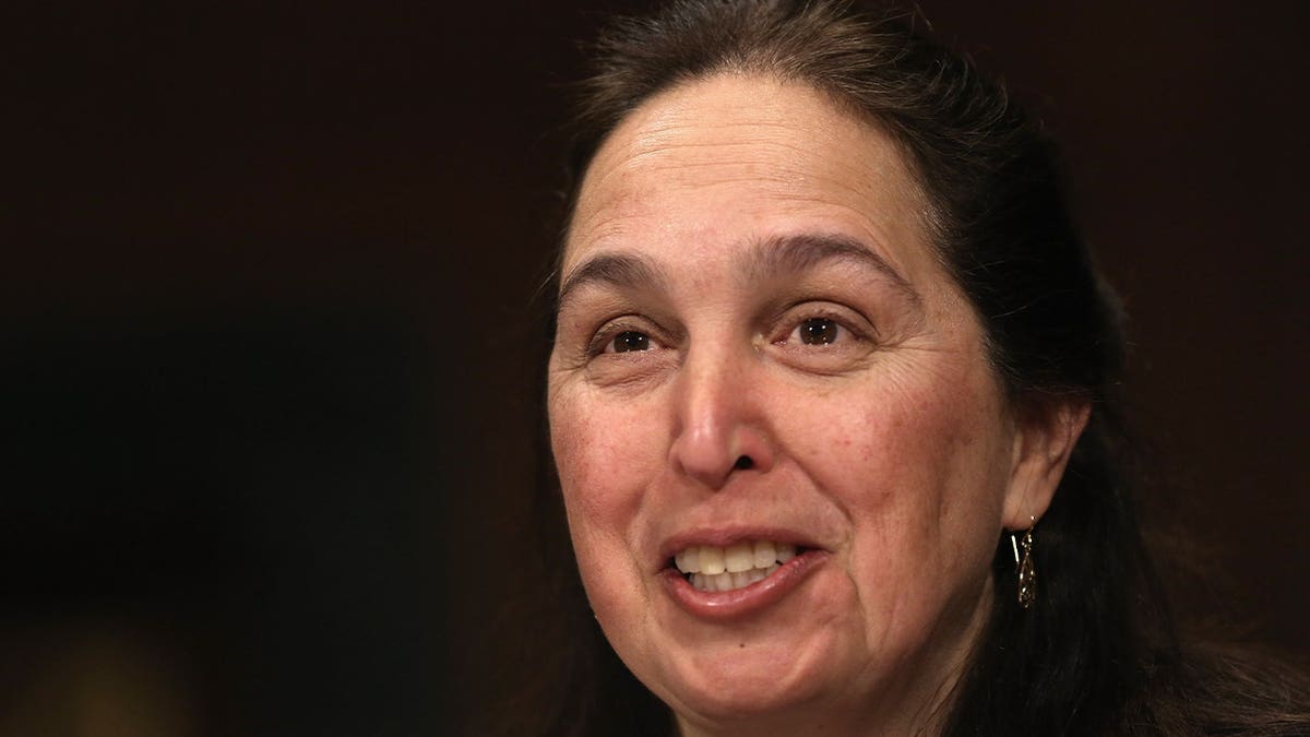 Attorney Indira Talwani testifies during her confirmation hearing before the Senate Judiciary Committee on January 8, 2014 on Capitol Hill