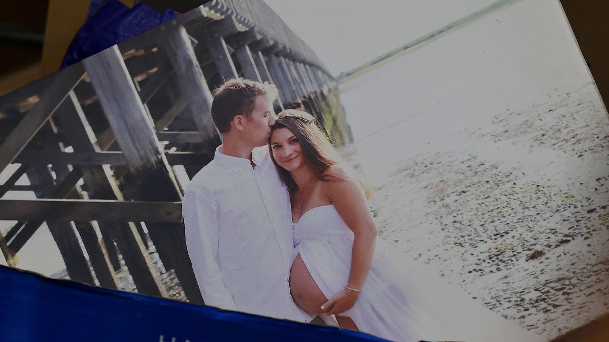 Lindsay Clancy and Patrick Clancy in an undated photo. Lindsay is pregnant in the photo.