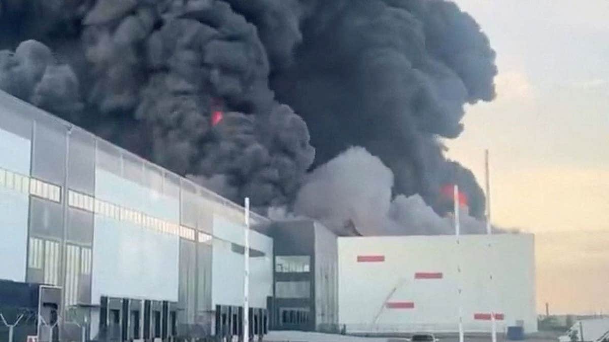 Smoke rises from Wildberries facility, Russia