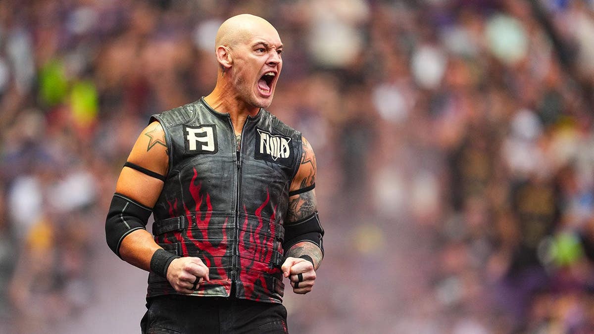 Baron Corbin enters the ring during SummerSlam.