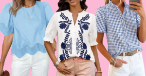 17 Chic, Hamptons-Inspired Amazon Tops to Wear With Linen Pants, White Denim and Shorts
