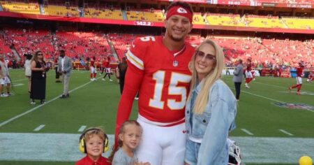Brittany Mahomes Makes Double Denim Look Casually Chic at Husband Patrick’s Preseason Game Brittany Mahomes Makes Double Denim Look Casually Chic at Husband Patrick’s Preseason Game