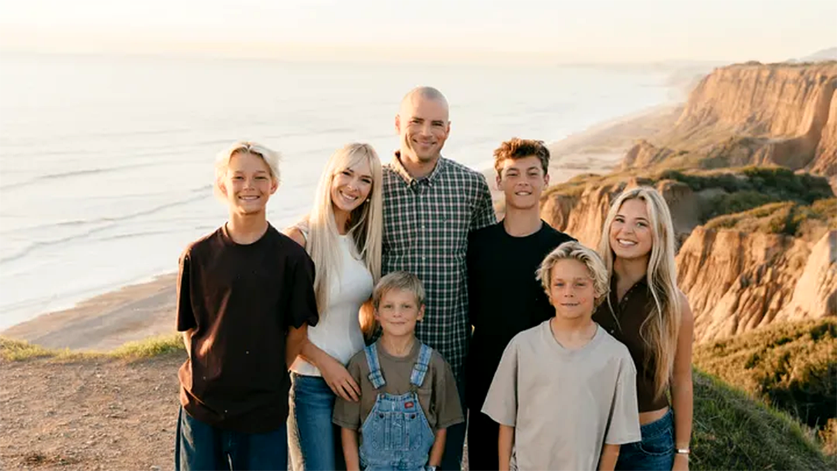 Josh Collette and his family
